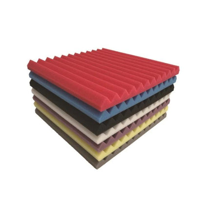 Acoustic Foam for Everyday Home Recording Spaces – stacked colored high-density dust-resistant sponge panels for home office, podcasting, and video calls
