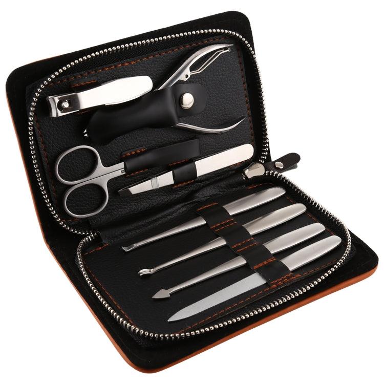 Ultimate 8-in-1 Nail Care and Pedicure Kit with Stylish Travel Case