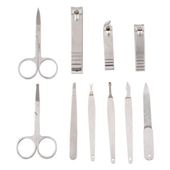 Kit de manucure et pédicure pour soins des ongles 10 en 1