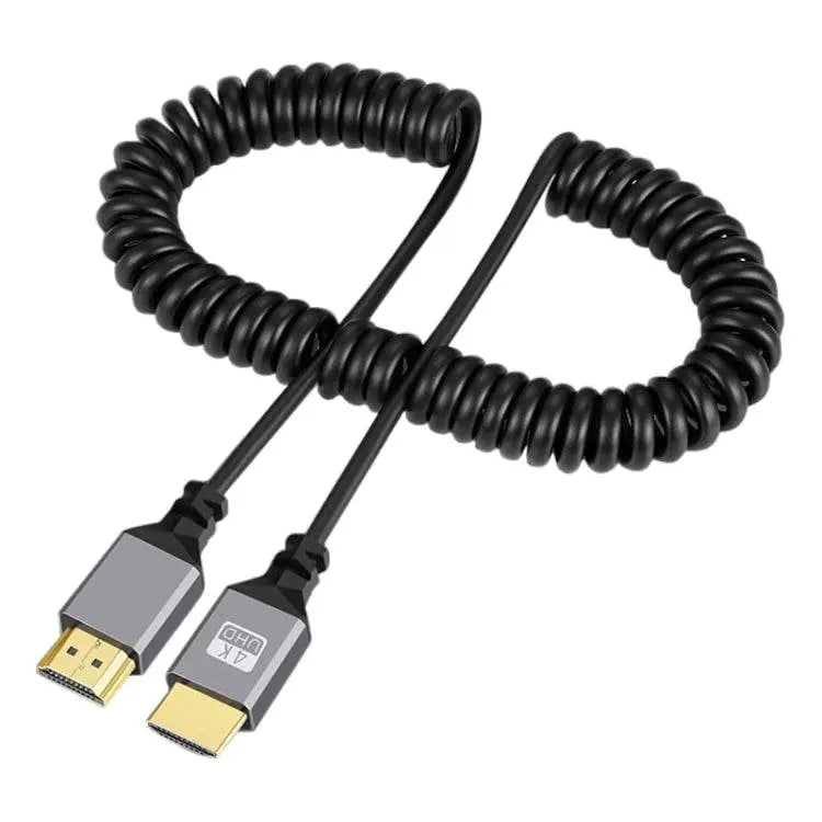 HDMI OD4.0 Spring Cable 0.5m to 2.4m HDMI Type-A D Flex