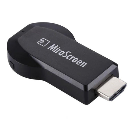 MiraScreen Wireless Display Dongle for Screen Mirroring Devices - black HDMI Miracast dongle for presentations and home entertainment