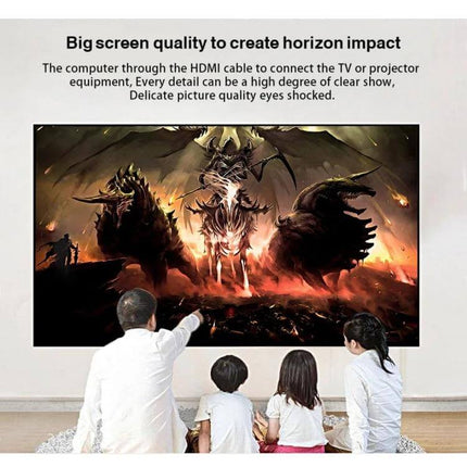 15 Meter HDMI Cable for High-Definition Video and Audio Links connecting TV to projector for home theater and gaming, family watching large screen