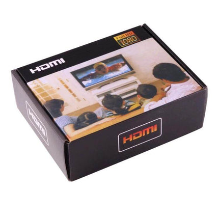 NEWKENG X5 HDMI to DVI Video Converter with Audio Output - compact boxed converter for connecting HDMI sources to DVI displays with separate audio