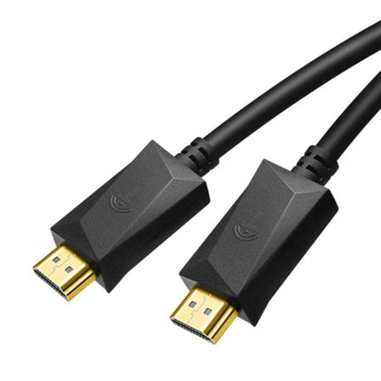 Rocketek 2-Meter HDMI Cable for Connecting TVs and Devices – black 2m HDMI cable with gold-plated connectors for 4K TV, PC, and gaming consoles