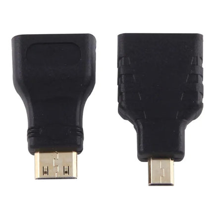 HDMI Cable 1m with Mini and Micro Adapters for TVs and Devices
