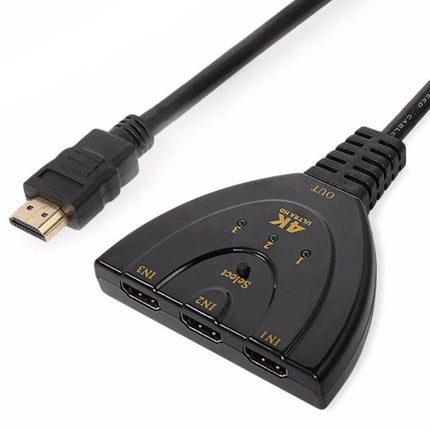 Versatile HDMI Switch for Connecting Multiple Devices to TV - compact 3‑input HDMI 1.3b selector for gaming consoles and streaming players