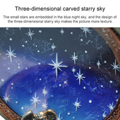 Celestial Taurus Luminous Resin Music Box - A Unique Birthday Gift