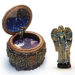 Celestial Taurus Luminous Resin Music Box - A Unique Birthday Gift