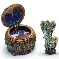 Celestial Taurus Luminous Resin Music Box - A Unique Birthday Gift