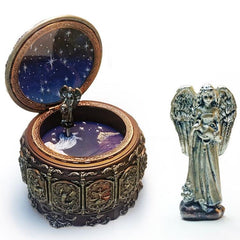 Celestial Taurus Luminous Resin Music Box - A Unique Birthday Gift