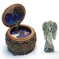 Celestial Taurus Luminous Resin Music Box - A Unique Birthday Gift