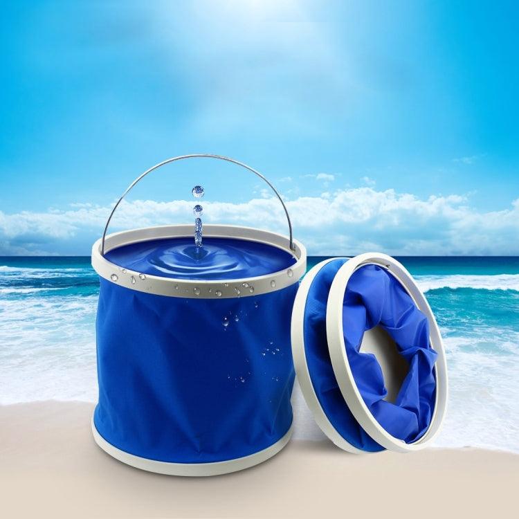 KANEED 11L Portable Foldable Water Bucket for Camping, Car Washing, and Outdoor Activities - Assorted Colors