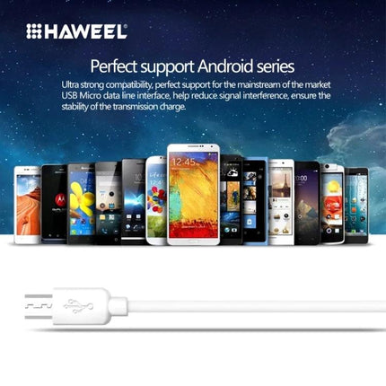 Micro USB Cable for Daily Android Phone Charging Needs - pure copper reliable charging and syncing cable shown with multiple Android phones