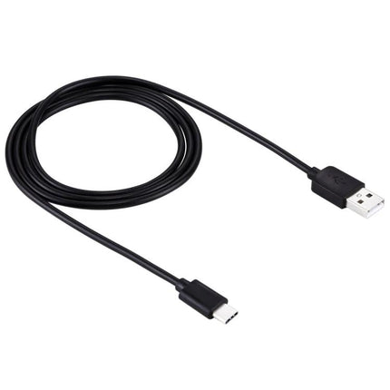 HAWEEL USB-C Cable for Everyday Device Charging and Syncing black USB-A to USB-C charging and sync cable coiled for home and travel