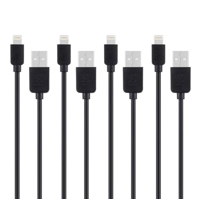 Haweel 4 Pack 1m Lightning Charging Cables For iPhone And iPad