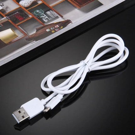 HAWEEL Cable for Everyday iPhone Charging and Syncing white durable USB charging and syncing cable coiled on black surface