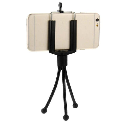 HAWEEL Flexible Octopus Tripod for Phones and Cameras mounted with smartphone on bendable legs for stable shots on uneven surfaces