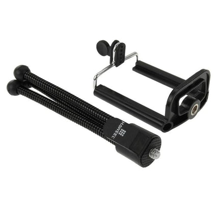 HAWEEL Flexible Octopus Tripod for Phones and Cameras shown folded with flexible legs and phone mount for stable outdoor and indoor shots