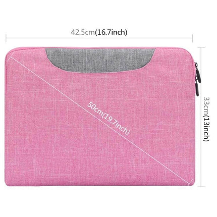 HAWEEL 15-17 Inch Laptop Handbag for Daily Travel and Protection - pink protective laptop sleeve with dimensions and zippered pocket