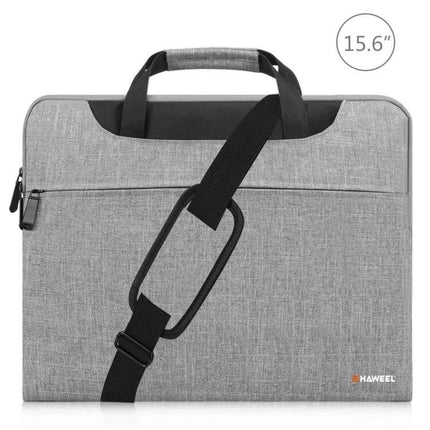 HAWEEL 15-17 Inch Laptop Handbag for Daily Travel and Protection - slim grey protective laptop sleeve with shoulder strap and handle