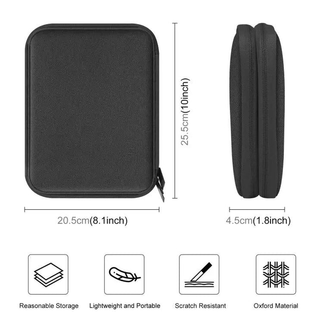 HAWEEL Watch Band Organizer Case Size L Cable Earphones Box