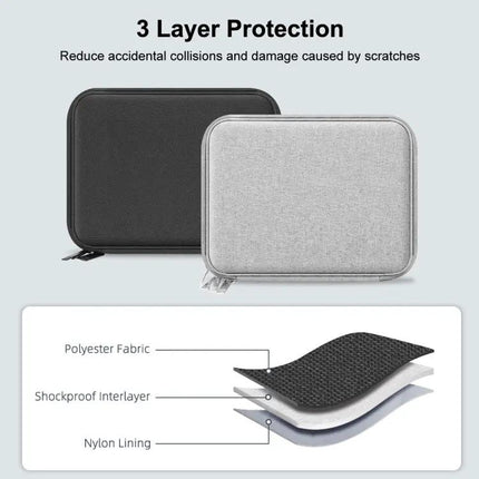 HAWEEL Watch Band Organizer Case Size L Cable Earphones Box