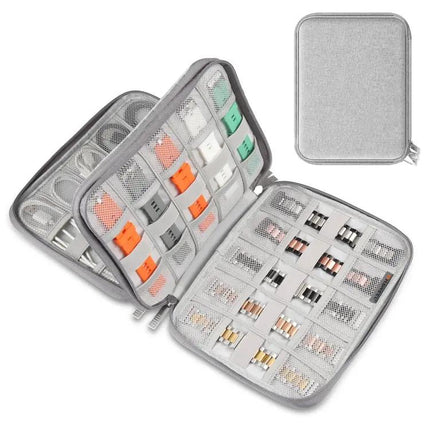 HAWEEL Watch Band Organizer Case Size L Cable Earphones Box