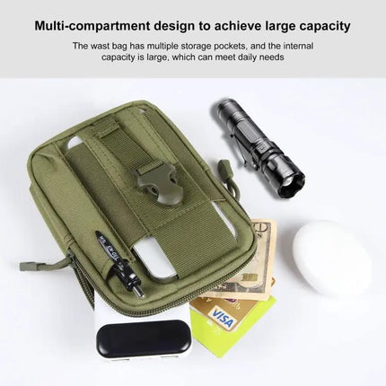 Haweel Hiking Belt Waist Bag 7 Inch Phone Pouch For Outdoor Use