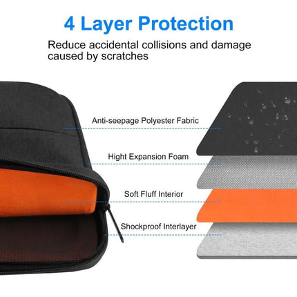 HAWEEL Protective Sleeve Case for 13 to 13.5 Inch Laptops | Syndmart