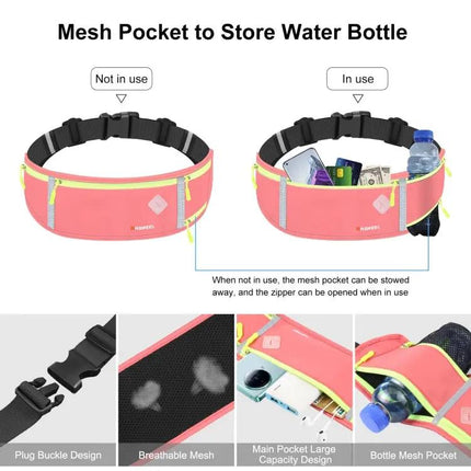 HAWEEL Running Belt Water Resistant Waist Pouch For Everyday Runs