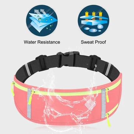 HAWEEL Running Belt Water Resistant Waist Pouch For Everyday Runs