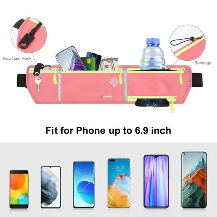HAWEEL Running Belt Water Resistant Waist Pouch For Everyday Runs