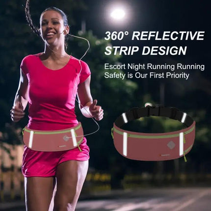 HAWEEL Running Belt Water Resistant Waist Pouch For Everyday Runs