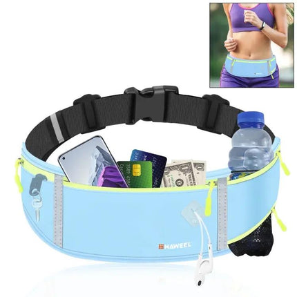 HAWEEL Running Belt Water Resistant Waist Pouch For Everyday Runs