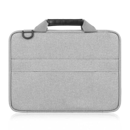 HAWEEL Briefcase Crossbody Laptop Bag for 15-16 Inch Laptops gray waterproof polyester briefcase with front pocket and padded handle