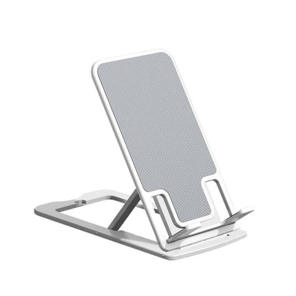 HAWEEL Holder for Steady Device Support on Your Desk - adjustable white desk phone and tablet stand for video calls, streaming, and hands-free use