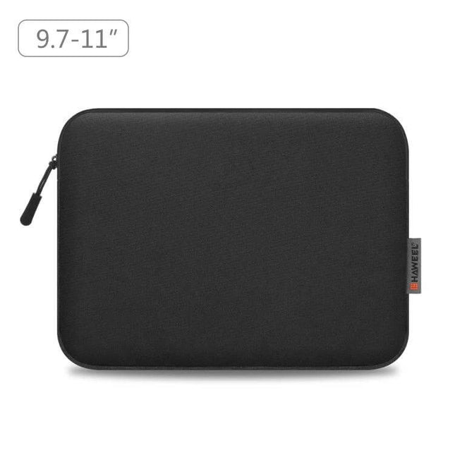 HAWEEL Protective Sleeve Case for 9.7 to 11 Inch Tablets black polyester zippered sleeve with soft inner lining for travel and commuting