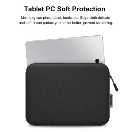 HAWEEL Protective Sleeve Case for 9.7 to 11 Inch Tablets - black polyester sleeve with soft lining protecting tablet during travel
