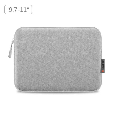 HAWEEL Protective Sleeve Case for 9.7 to 11 Inch Tablets slim gray polyester sleeve with zipper and soft inner lining
