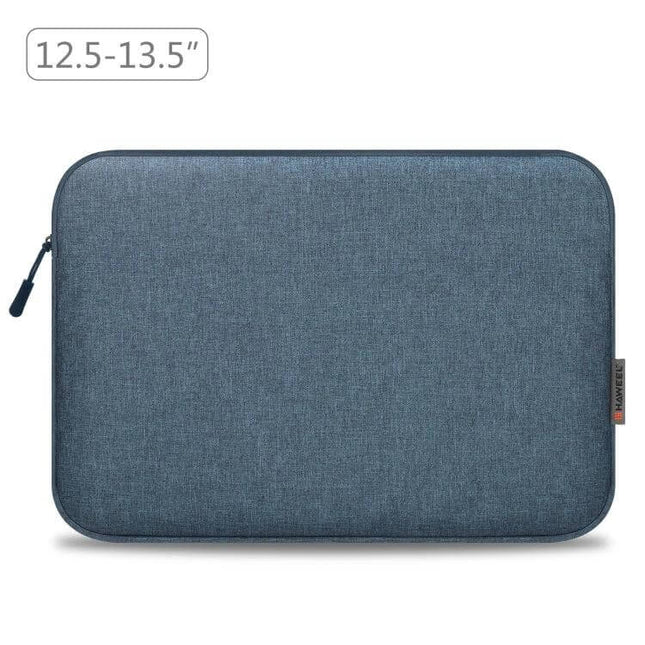 HAWEEL Protective Laptop Sleeve for 13-Inch Devices and Tablets slim gray fabric sleeve for 12.5-13.5" laptops, zippered commuter protection