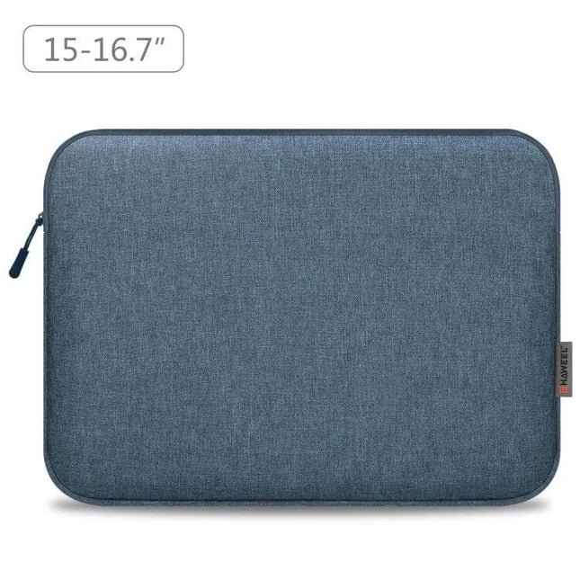Alt Tag: HAWEEL Zippered Laptop Sleeve Case for 15-16.7 Inch Devices slim blue protective sleeve for 15-16.7" laptops