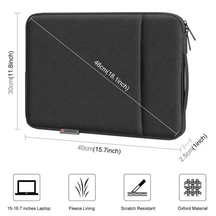 HAWEEL Protective Laptop Sleeve with Handle for 15-16.7 Inch Laptops