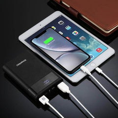 DIY 12000mAh Power Bank Shell with Dual USB Output & LCD Display - Compatible with 4x 18650 Batteries (Batteries Not Included)