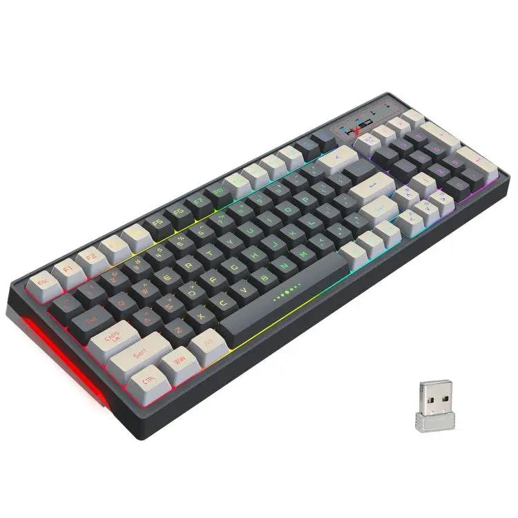 HXSJ L900 RGB Backlit Two-color Injection Keycaps Keyboard