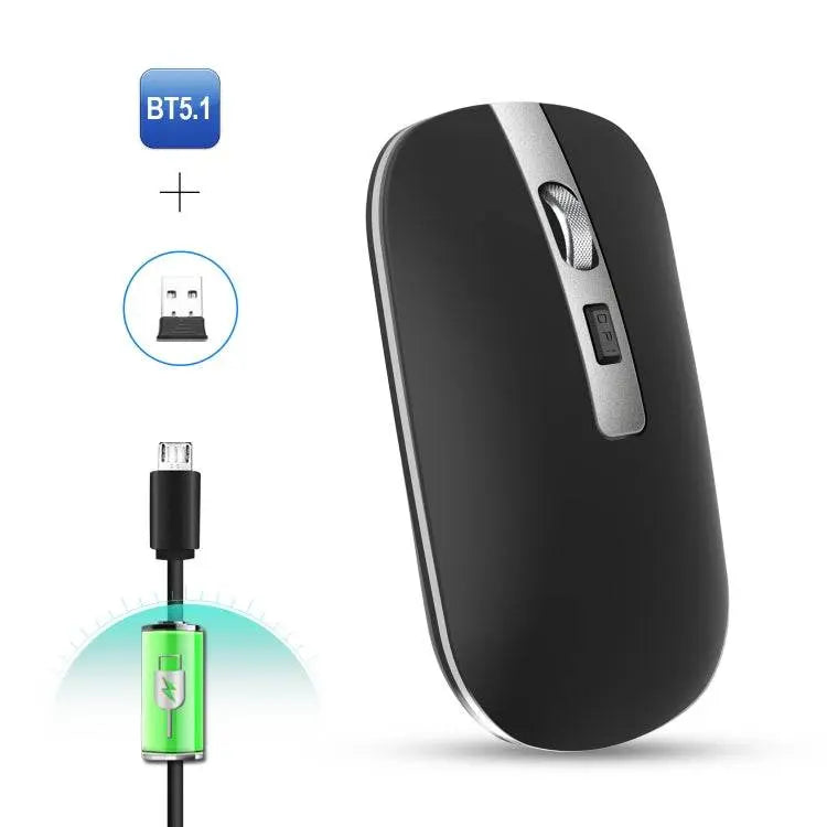 HXSJ M50 2.4GHZ Dual-mode Wireless Mouse USB Bluetooth 5.1