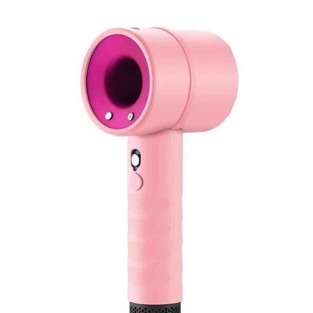 Alt Tag: Hair Drier Case For Dyson Shockproof Everyday Use Travel pink silicone sleeve protecting dryer for travel and home