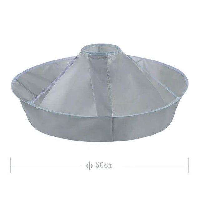 Haircut Cape 60cm For Salon And Home Use Everyday Comfort - thick PE waterproof foldable salon haircut cape 60cm for full coverage