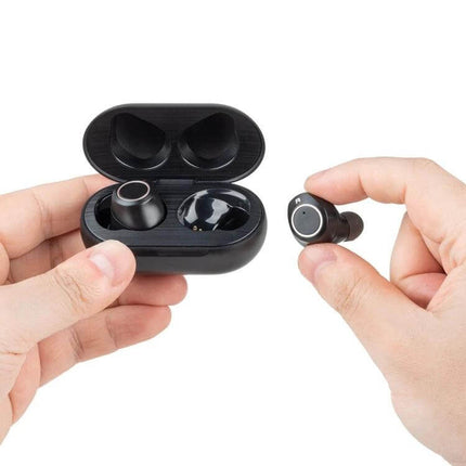 Hearing Aid Sound Amplifier Mini USB Charging For Everyday Use compact USB charging sound amplifier with earbuds and charging case