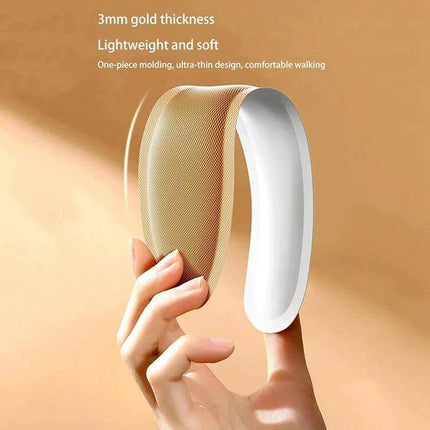 Heated Walking Insoles Pair For Cold Feet EU 36-43 Unisex slim 3mm gold lightweight insoles for fast even warmth during outdoor activities and daily commute