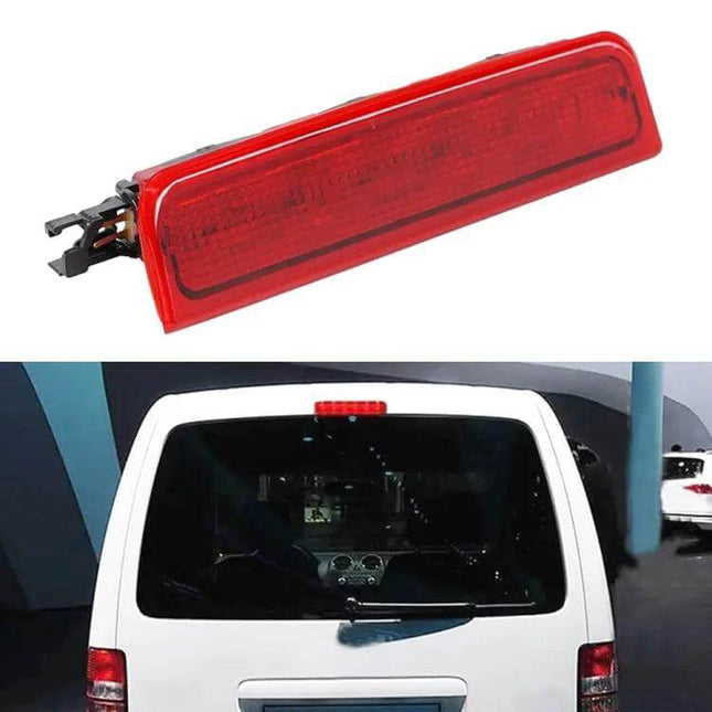 High Position Brake Light for Volkswagen Caddy (2004-2015) - red LED high mount stop lamp replacement, PC+ABS housing, 12V